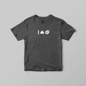 I Hate Football- Men's Tee - Charcoal