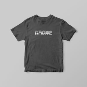 I Hate Traffic- Men's Tee - Charcoal